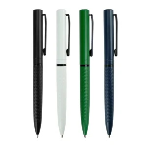 Metal Pens Twist Action Matte Finish and Black Clip